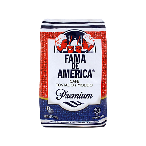 Café Fama de América Premium 250 g – Tostado y Molido