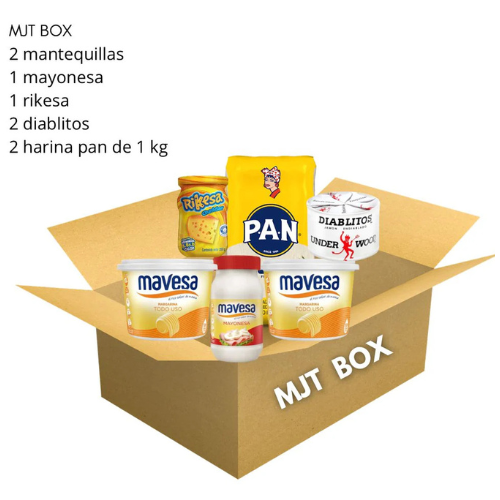 "Caja Esencial de Cocina MJT: Los Ingredientes Básicos para Recetas Tradicionales"
