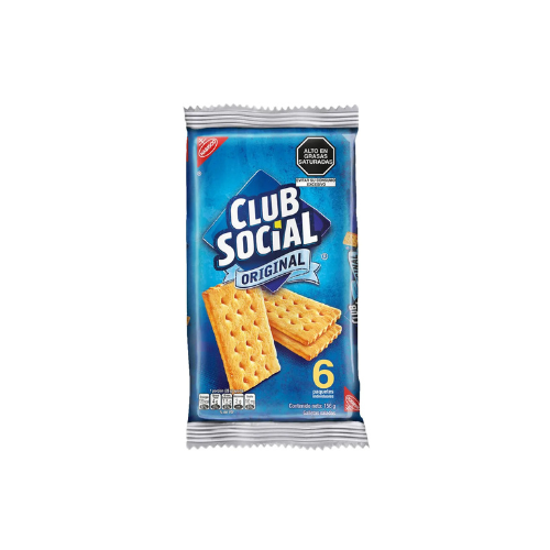 Galletas Club Social Original 144 g – 6 Porciones Individuales