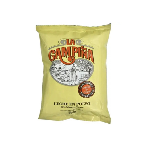 Leche en Polvo La Campiña 500 g – Sabor y nutrición para toda la familia