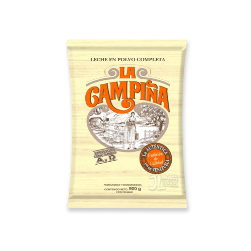 Leche en Polvo La Campiña 900 g – Nutrición, sabor y frescura en cada vaso