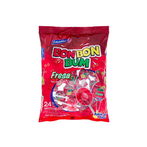 Bon Bon Bum Lollipop strawberry