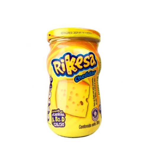 RIKESA CHEDDAR: Cremosa Delicia con Vitaminas y Calcio